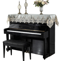 古典鋼琴罩半罩新款鋼琴巾簡約鋼琴罩 全罩防塵歐式蓋巾鋼琴蓋布鋼琴罩 『XY1388』