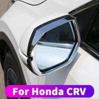 For Honda crv CR-V 2017 2018 2019 Mirror mirror rain eyebrow frame cover crv back mirror mirror visor trim modified decorative c