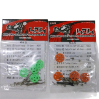 ROLLER PLASTIK BINTANG 18MM + BAUT KUNCI PAS