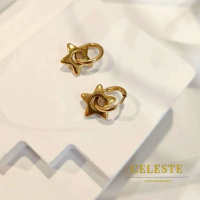 ต่างหูรุ่น Star  Stainless ชุบทอง 18 k ไม่ลอกไม่ดำ คําแนะนําผลิตภัณฑ์ใหม่ของเดือนนี้