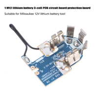 M12 Battery Charging Protection PCB Circuit Board For Milwaukee 12V 1.3Ah 1.5Ah 2Ah 4Ah 48-11-2411 M12 Li-ion Battery