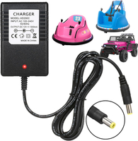12V Charger for Kidzone Bumper Car 12V Battery Charger for Ride-On Toys Electric Car Charger for Kid