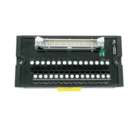 Terminal block customized fro Omron CPU breakout board IDC40 to terminal block PLC relay adapter DIN Rail Mounting