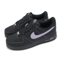 【NIKE 耐吉】休閒鞋 Air Force 1 07 LV8 男鞋 女鞋 黑 紫 AF1(HQ2037-001)