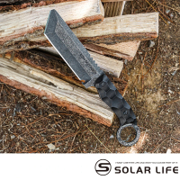 【KZM】KAZMI 工業風柴刀(劈柴刀 小柴刀 伐木砍柴刀 砍刀劈刀 不鏽鋼直刀)