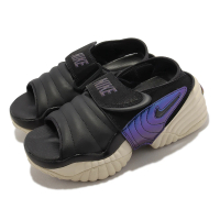 【NIKE 耐吉】涼鞋 Wmns Air Adjust Force Sandal 黑 藍 女鞋 可拆卸 涼拖鞋 厚底(DV2136-900)