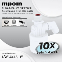Kran otomatis MPOIN Float valve VERTICAL 1/2in  3/4 inci 1inch -Pelampong toren tangki air keran kra