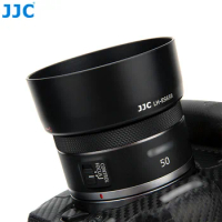 JJC ES-65B ES 65B Lens Hood Compatible with Canon RF 50mm F1.8 STM Lens for Canon EOS R RP Ra R3 R5 R6 R7 R10 C70 Reversible