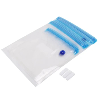 Vacuum Food Sealer Bags,Reusable Sealed Bags With Sealing 2 Clips For Long-Time Storage Anova And Joule Cookers
