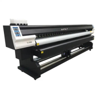 3.2m Large Format Eco-solvent Printer Hot Sale Inkjet Plotter Outdoor Flex Banner Sticker Wallpaper Printing Machine 4/6 Head