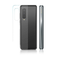 O-one大螢膜PRO Samsung三星 Galaxy Fold 全膠背面保護貼 手機保護貼-CARBON款