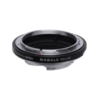 Gabale FD-LM Manual Focus Lens Adapter Without Rangefinder Ring for Canon FD Lens to Leica M Mount Cameras M6/M240/M9/M10/MP/M11