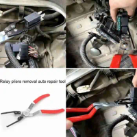 Generic Auto Relay Puller Plier Fuse Remover Tool Car Relay Comfortable Grip Automotive Universal Pliers Portable Relay Clamp
