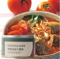【永豐餘生技 GREEN&SAFE】橄欖油茄汁鯖魚 230公克/罐#4入/組 (平均單價 $92)-4入/組 (平均單價 $92)