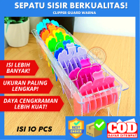 Sepatu Sisir Premium WARNA Isi 10 Ukuran Clipper Guard Set Barbershop