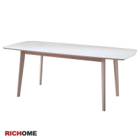 實木/餐桌/不含餐椅 可延伸實木餐桌(3色) 【RICHOME】  TA315