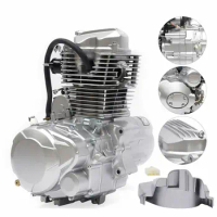 14HP Aluminum Alloy Vertical Motorcycle Engine 4-Speed Manual Transmission Electric Start 200CC 250CC ATV Engine CG250 5-Speed