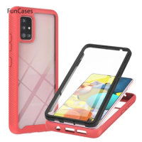 Bumper Cases For coque Samsung A51 5G Luxurious Frame And Back Cover sFor Samsung Galaxy capa A51 5G Protector Protective Case