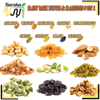 Kacang Campur & Kismis 9 dalam 1 | Mix Nuts & Raisins 9-in-1 150g