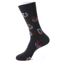 สวัสดิการสด MIXS SOCKS ถุงเท้าแฟชั่น Pride ถุงเท้าชาวไพร์ด สีสันสวยงาม ถุงเท้าข้อยาว size 37-44US