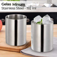 Gelas Stainless Korea Single Wall Gelas  Stainless 192ML Kitchenware