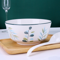 8寸湯碗大號盛湯家用陶瓷創意裝湯的大湯碗個性湯盆單個日式餐具