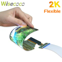 Flexible OLED Display 6 Inch 1440x2880 High Resolution 2K Amoled IPS Screen MIPI Interface 700nits USB-C Control Board