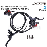 Shimano XTR M9100 Hydraulic brakes Groupset BR-M9100 BL-M9100 Front Rear 2 Piston Disc Brake Grupo for MTB