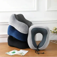 U-shaped pillow memory foam office nap support cervical vertebrae neck protection portable sleeping artifact U-shaped pillow