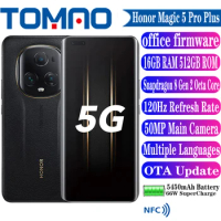 Offical New Honor Magic 5 Pro Plus 5G Mobile Phone Snapdragon 8 Gen 2 Octa Core 6.81" 5450mAh Battery 66W 50MP Rear Three Camera