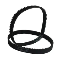 Pack of 2pcs HTD 3M Small Rubber Timing Belt 195mm Length 65 Teeth 15mm Width Closed-Loop Industrial Round Belts