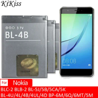 Battery BLC-2 BLB-2 BL-5J/5B/5CA/5K BL-4U/4L/4B/4UL/4D BP-6M/6Q/6MT/5M For Nokia 5233 3530 3220 6150 C3 330 C2-06 C5-04 E73 E51i