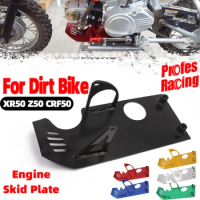 Motorcycle Aluminum Engine Skid Plate protective caseFor Honda XR50 CRF50 Pit Dirt Bike 50cc 70cc 90cc 110cc 125cc 140cc Lifan