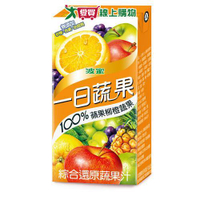 波蜜100%蘋果柳橙蔬果汁160ml x6入【愛買】