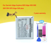 New Battery For Garmin Edge Explore 820 520 500 200 205 GPS Edge 520 plus 361-00043-00 High Quality