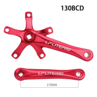 Litepro 130BCD MTB Bicycle Crank Narrow Wide Tooth Ratio Chainring Hollow Integrally Mountain Bikes Crankset Tooth Plate Parts