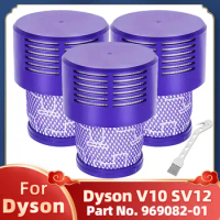 Fit For Dyson Cyclone V10 SV12 Absolute Animal Motorhead Cyclone Total Clean Hepa Filter Replacement Spare Parts No. 969082-01