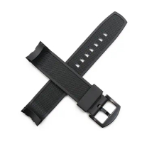 Rubber strap men's pin buckle watch accessories 22mm for Casio CASIO EF-550 sports waterproof silicone strap women watch band