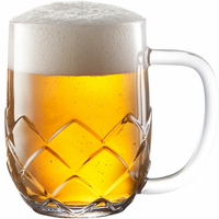 《TESCOMA》菱紋啤酒杯(500ml) | 調酒杯 雞尾酒杯