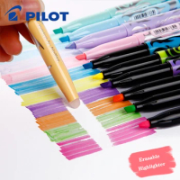 Japan PILOT FRIXION Erasable Pen Color Highlighter Marker Pen Light Color Draw Key To Take Notes Hand Account SW-FL Stationery