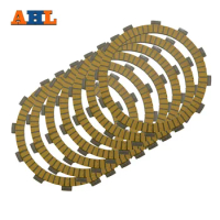 AHL Motorcycle Clutch Friction Plates Set for Kawasaki KLX650 KLX 650 1993-1996 Clutch Lining #CP-0009