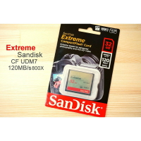 SanDisk Extreme CF 32G【120MB/s 800X】高速記憶卡 公司貨【中壢NOVA-水世界】【跨店APP下單最高20%點數回饋】