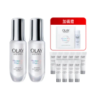 【OLAY 歐蕾】獨家限定★革糖素小白瓶 美白精華買60ml送60ml囤貨組(30ml x2 + 6mlx 10)