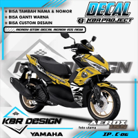 (COD) STICKER DECAL AEROX - STICKER DECAL AEROX.06 A