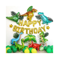 【阿米氣球派對】恐龍主題生日氣球套餐組(氣球 生日氣球 派對氣球)