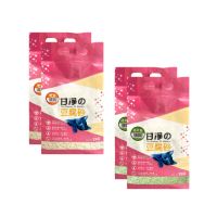 【甘淨】2包組 環保低粉塵豆腐貓砂2kg(豆腐砂 綠茶香 無香 消臭 凝結力強 吸水佳)