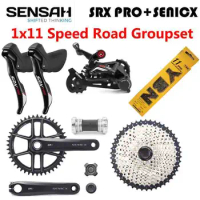 SENSAH SRX PRO 1x11 Speed 11s Road Bike Groupset STI R/L Shifter Rear Derailleurs GR3 Crankset Cassette Gravel-Bikes Cyclo-Cross