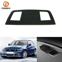 For BMW 3 Series E90 E92 2005 2006-2012 Car Carbon Fiber Dashboard Air Vent Outlet Cover Trim Parts Auto Interior Accessories