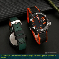 High quality sheepskin strap for Mido Citizen Longines Omega Rossini Casio fossil watch strap, universal rubber Quick Release 22