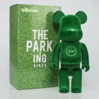 400% 28cm Hot Selling Building BE@RBRICK BB BE@RBRICTHE PARKING GINZA Fujiwara Hiroshi Flocking Figure